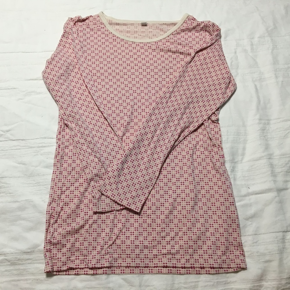 Uniqlo Heattech Crew/Scoop Neck Long Sleeve Shirt
